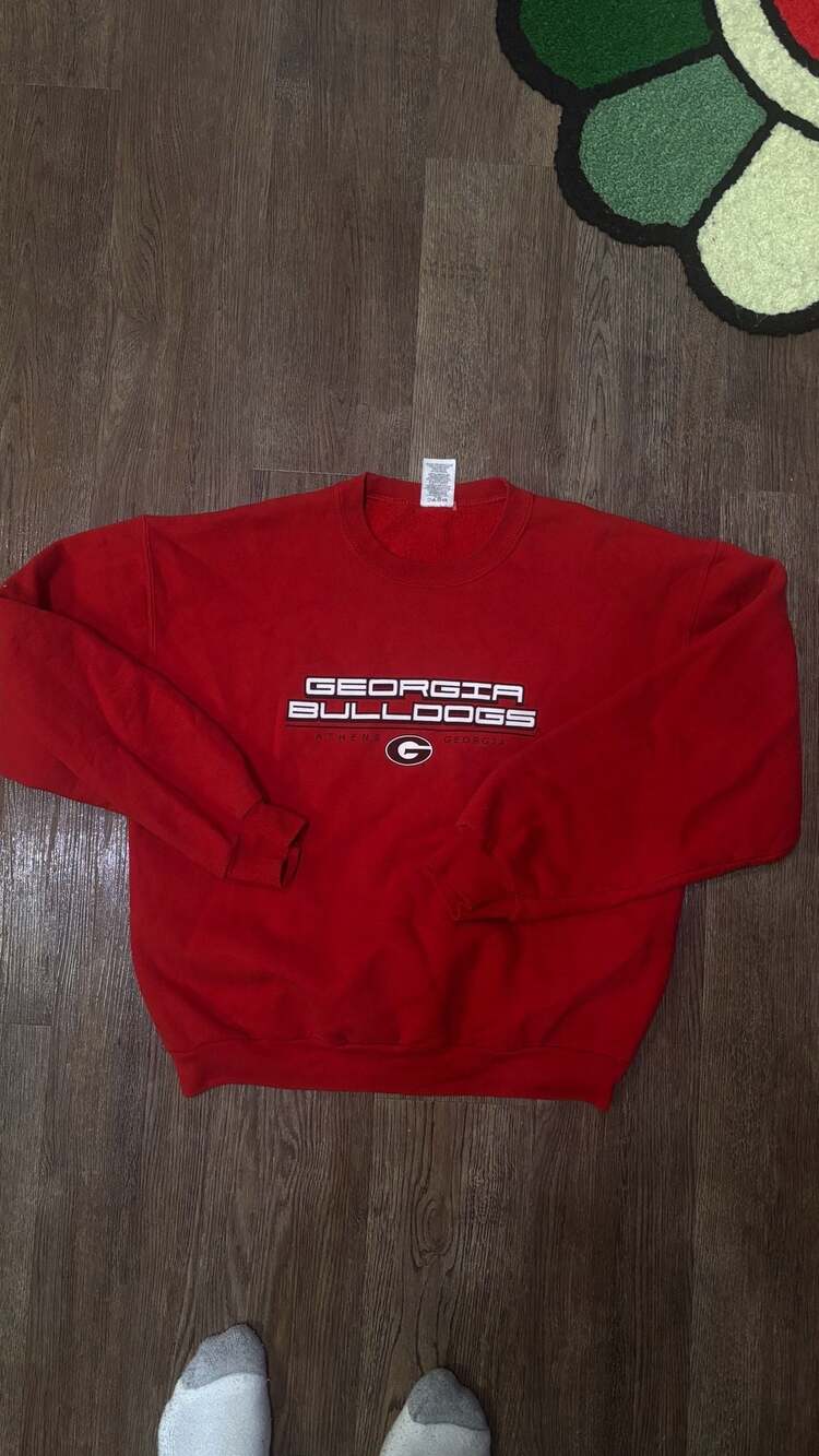 Vintage Jerzees Georgia Bulldogs Crewneck Sweatshirt Size M